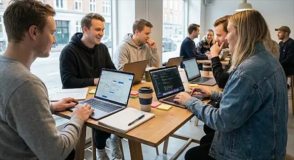 Støtte til at etablere, eje og drive virksomhed sammen